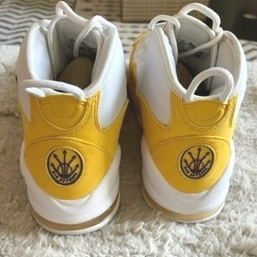 Nike‎ Air Max Uptempo 95 White University Gold Amarillo CK0892-102 Mens 11 - Picture 5 of 7